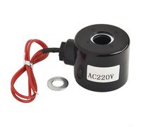 Bobine d'électrovanne en laiton pour compresseur d'air, pièce de rechange de valve pneumatique normalement fermée, bobine d'actionneur de valve électrique pour eau, huile, air, DN06 (M [AC 220V])