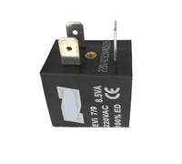 Bobine d'électrovanne EVI7/9 AC220V 8.5VA 6VA 5VA 7/9 Ouverture intérieure : 9 mm Hauteur : 29,5 mm (AC 220 V 8,5 VA)
