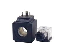 Bobine d'électrovanne hydraulique 220v 110v, diamètre intérieur 21mm de haut, série carrée 44mm, 1 pièce(Plug,AC110V)