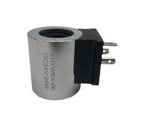 Bobine d'électrovanne hydraulique 4HYWE4-06 Diamètre intérieur 14 mm Hauteur 40 mm DC12 V DC24 V 25 W (DC12 V)