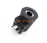 Bobine d'électrovanne hydraulique à commande pneumatique, 12v dc 24v dc 110vac 220vac, diamètre du noyau 14mm, 50mm/51.5mm de hauteur(24VDC)