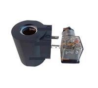 Bobine D'électrovanne Hydraulique, Diamètre Du Trou: 16mm, Hauteur: 51mm, Ronde, 24V CA, 24V CC, 12V CA, 220V, Bobine En Cuivre(DC24V)