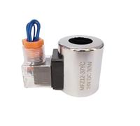 Bobine d'électrovanne hydraulique MFB12-37YC MFZ12-37YC 220V/110V/24V/12V/72V/48V/60V, diamètre du trou 23MM, hauteur 51MM, cuivre DC220V(DC24V)