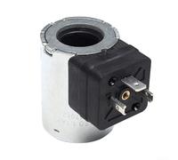 Bobine d'électrovanne hydraulique pour unités de vanne hydraulique, diamètre intérieur de 18 mm, hauteur 40 mm, tension 12 V ou 24 V, puissance de sortie 20 W pour un fonctionnement efficace (24 V)