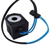 Bobine D'électrovanne Pilote For Excavatrice DAEWOO DOOSAN DH150-7/220-5 12v 24v Diamètre Intérieur 13mm Hauteur 52mm(With wire 12v)