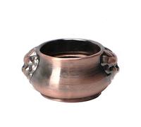 Bobine d'encens en cuivre avec mini oreilles de lion pour brûleur, aromathérapie, style vintage