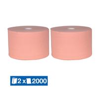 Bobine d'essuyage chamois 2000 formats, lot de 2