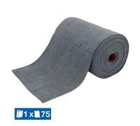 Bobine d'essuyage grise 75 microfibres