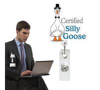 Bobine D'identification Rétractable - Clip De Dessin Animé Pour Porte-badge, Accessoire De Carte Amusant, Design Léger Et Durable | Étudiant Infirmière Enseignant Travailleur Bureau Hôpital Voyage Éco