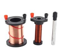 Bobine d'induction électromagnétique, bobine primaire et secondaire de démonstration, dispositif d'expérimentation d'aimant cylindrique pour les cours de physique