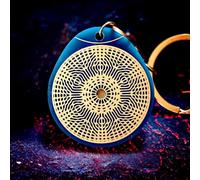 Bobine d'oscillateur multi-ondes,géométrie sacrée à disque polarisant Mwo | Porte-clés pendentif à breloque à motif géométrique, accessoire décoratif for clés, sacs, cadeau spirituel(639Hz)