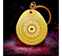 Bobine d'oscillateur multi-ondes,géométrie sacrée à disque polarisant Mwo | Porte-clés pendentif à breloque à motif géométrique, accessoire décoratif for clés, sacs, cadeau spirituel(417Hz)