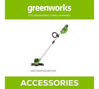 Bobine Double Fil avec Carter de Protection, Fil de 2mm de Diamètre, 6m de Fil par Bobine pour 40V Coupe-bordures G40LT G40LTK2 G40LTK2x