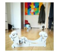 Bobine éLectrique avec Rotation Avant et ArrièRe RéGlable,Enrouleur éLectrique for Bobines de Filament D'Imprimante 3D,Commutateur Avant et ArrièRe,Vitesse 60-159 Tr/Min,Enroulement Unifo(Color:Blanc)