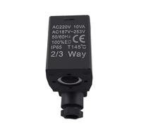 Bobine électromagnétique AC 220V 10VA 187-253V DC 24V 6.5W 21.6-26.4V 2/2 voies, diamètre intérieur 11mm, hauteur 40mm, 1 pièce(DC12V)