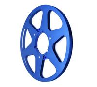 Bobine en aluminium à 6 trous 26,7 cm 6,35 cm 1/4 pour disque de moyeu ouvert en métal léger Accessoire de studio Bobine en aluminium