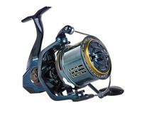 Bobine en Aluminium avec Broche Acier Inoxydable et Tresse, Compatible Moulinet Spinning de 20KG Max, Compatible la pêche Eau salée(8000)