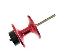 Bobine en aluminium pour DAIWA 22 pour TATULA TW 80, conçue pour l'excellence de lancer à longue portée (rouge)