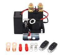 Bobine en Laiton 12V 500A Commutateur de Télécommande Relais étanche à la Fuite de Batterie de Voiture Interrupteur Principal avec Télécommande Relais de Commutateur de Batterie