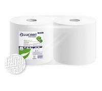 Bobine essuyage ouate blanche Ecolabel (2 x 1000 Feuilles)