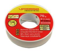 Bobine étain standard 2mm, 70 g. ROTHENBERGER