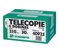 Exacompta – Bobine pour télécopieurs thermique 57 g 210 mm Ø 50 mm