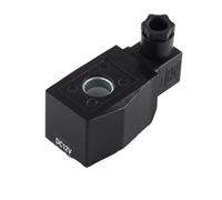 Bobine fermée en plastique for électrovanne, 1 pièce, 110VAC 220VAC 380VAC 12VDC 24VDC, utilisée for normalement fermée et normalement ouverte(DN10 to DN32,110V)
