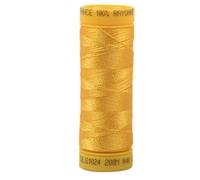 Bobine fil à broder 100% viscose 200m - Jaune Ocre C24