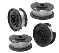 Bobine Fil Coupe Bordure,4Pcs Φ1,65 Mm 4,9 M Bobine De Rechange Compatible avec Bobine De Rechange Compatible avec Einhell Akku-Coupe-Herbe GE-CT 18/28 Li und GE-CT 18/28 Li TC