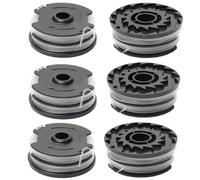 Bobine Fil Coupe Bordure, 6Pcs Φ1,66 Mm 4 M Bobine De Rechange Compatible avec LIDL Parkside Akku-Rasentrimmer PRTA 20-Li A1,B2,C3;PRT 550 A1, A3;PRT 300 A1