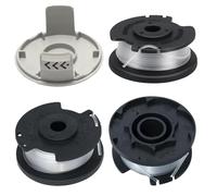 Bobine Fil Coupe Bordure,Bobines de Rechange,Bobine de Fil de Rechange,Compatibles avec Einhell GE-CT 18/28 Li TC(3 bobines de fil 1 couvercle de bobine)
