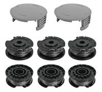 Bobine Fil Coupe Bordure pour Bosch EasyGrassCut Rotofil,6 Bobines et 2 Couvercles,Fil Débroussailleuse