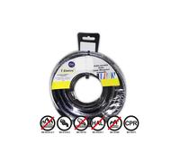 Bobine Fil électrique Flexible 2,5mm Noir Sans Halogène 25m