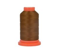 Bobine fil mousse polyester 1000m fabriqué en France pour surjeteuse marron