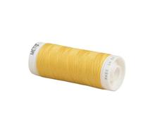 Bobine fil polyester 200m Oeko Tex fabriqué en Europe jaune curry