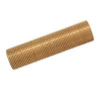 Bobine filetée mâle - longueur 100 mm - 15x21 (1/2") - laiton