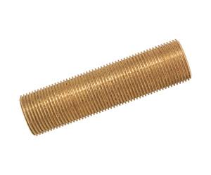 Bobine filetée mâle - longueur 100 mm - 15x21 (1/2") - laiton