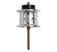 Bobine légère en alliage d'aluminium pour moulinet Daiwa Tatula 80 Baitcasting, design bol de frein fixe pour leurres de 1 à 15 g, rouge (argent)