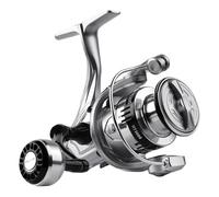 Bobine - Metal, 6.3x5.51x3.94in Fishing Reel 5.2:1 Gear Ratio | Lightweight Durable Design, Smooth Performance Saltwater Catfish Reels For Lake, River, Deep Sea, Bank, Boat Fishing