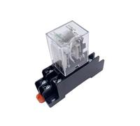 Bobine Miniature HH52P HH54P HH62P JQX-13F/2Z, commutateur de relais intermédiaire électromagnétique général avec Base MY2NJ MY4NJ LY2NJ, 10 pièces(HH52P DC12V 5A)