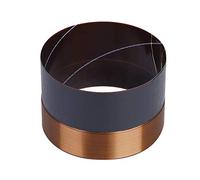 Bobine Mobile en Aluminium de 75,5 Mm pour Réparation de Haut-Parleur | Composant d\'entraînement sonore du caisson de basses, pièce de rechange, fil rond sur l\'ancien, recone de scène,