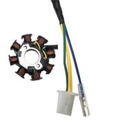 Bobine Moto Allumage Bobine de stator générateur moto 8 pôles 5 fils cuivre magnéto demi-onde DC complet accessoires scooter pour GY6 125CC