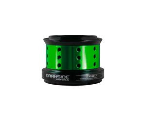 Bobine moulinet en aluminium Maver Darkside Vert TU