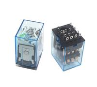 Bobine MY4NJ AC12V AC24V DC12V DC24V 36V AC110V AC220V AC380V HH54P 5A 220V Relais électromagnétique miniature à usage général(DC12V)