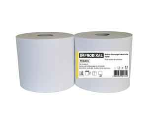 Bobine Ouate Essuyage Industriel Blanche Lot De 2 Prodixal