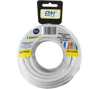 Bobine parallèle 2x0,75mm blanc 25mts (audio)