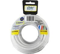Bobine parallèle 2x1,5mm blanc 50mts (audio)