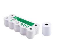 Bobine pour machine à calculer 57x50 mm - 1 pli offset extra-blanc 60g/m2. - Blanc
