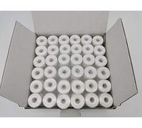 Bobine pré-enroulée en plastique, taille L (SA155, taille 9.4), 144 pièces par boîte, polyester, double ligne, et bien plus encore (40S2, multicolore)