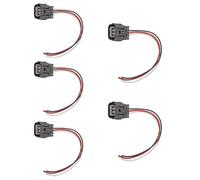 Bobine Prise Câblage Compatible Avec Cr-Z Pour Civic Kit D'adaptateur Pour Faisceau Câbles Étanche Avec Connecteur À 3 Broches Pour Bobine D'allumage Référence 30520-R40-007(5 PCS)